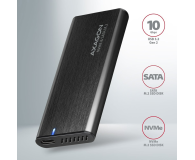 Axagon EEM2-SB2, USB-C 10Gbps - M.2 NVMe & SATA SSD RAW box - 1353423 - zdjęcie 5
